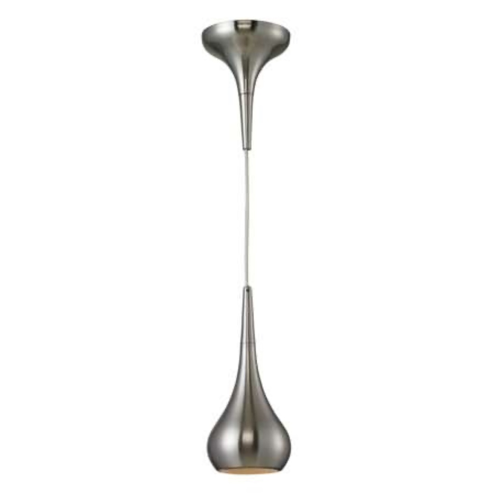 Elk Lighting 31340/1 Lindsey Single Light 4" Wide Mini Pendant with Printed Meta